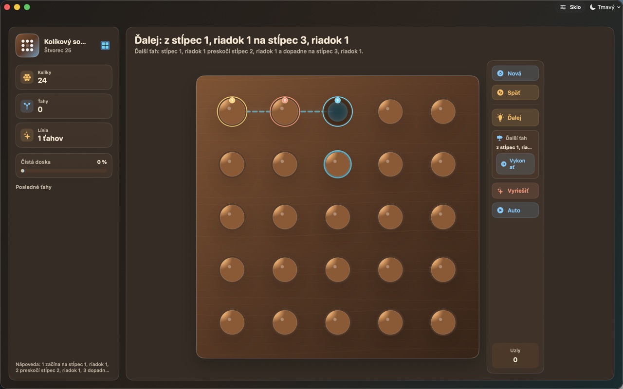 Wood Peg Solitaire macos App Store screenshot 7