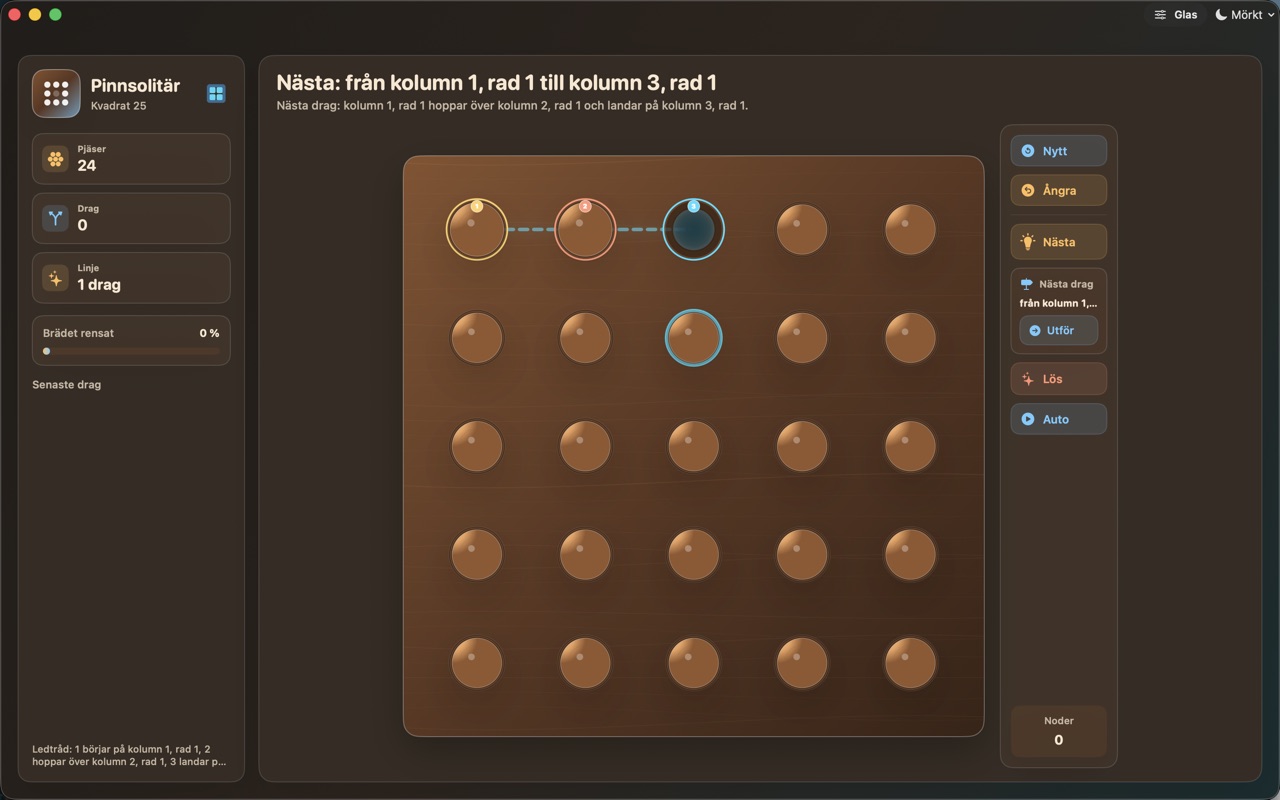 Wood Peg Solitaire macos App Store screenshot 7