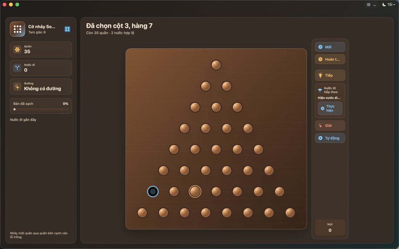 Wood Peg Solitaire macos App Store screenshot 3