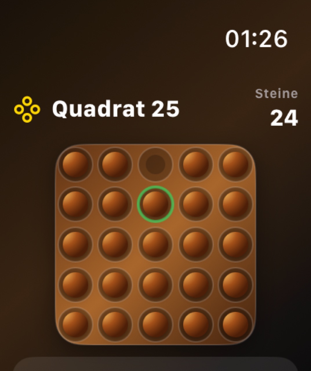 Wood Peg Solitaire watchos App Store screenshot 8