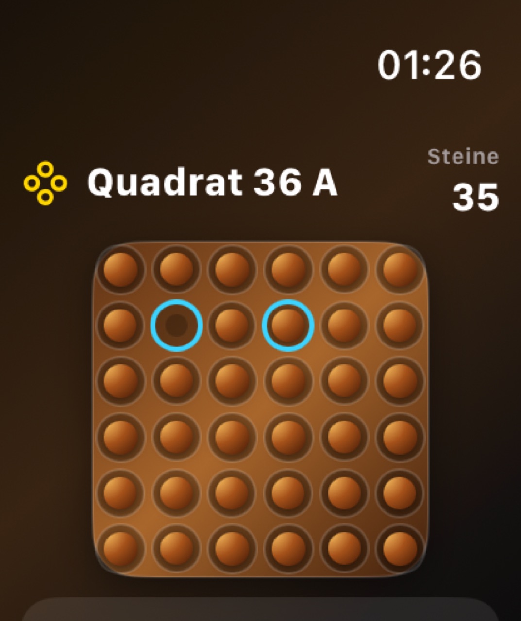 Wood Peg Solitaire watchos App Store screenshot 10
