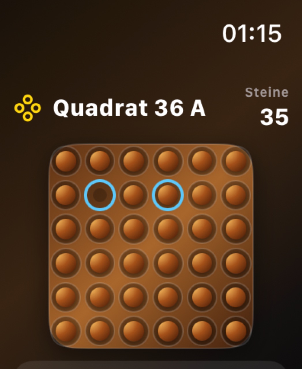 Wood Peg Solitaire watchos App Store screenshot 9