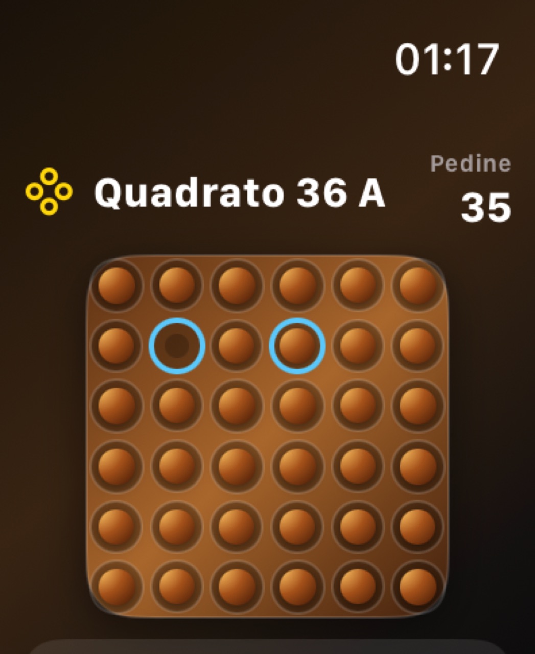 Wood Peg Solitaire watchos App Store screenshot 9