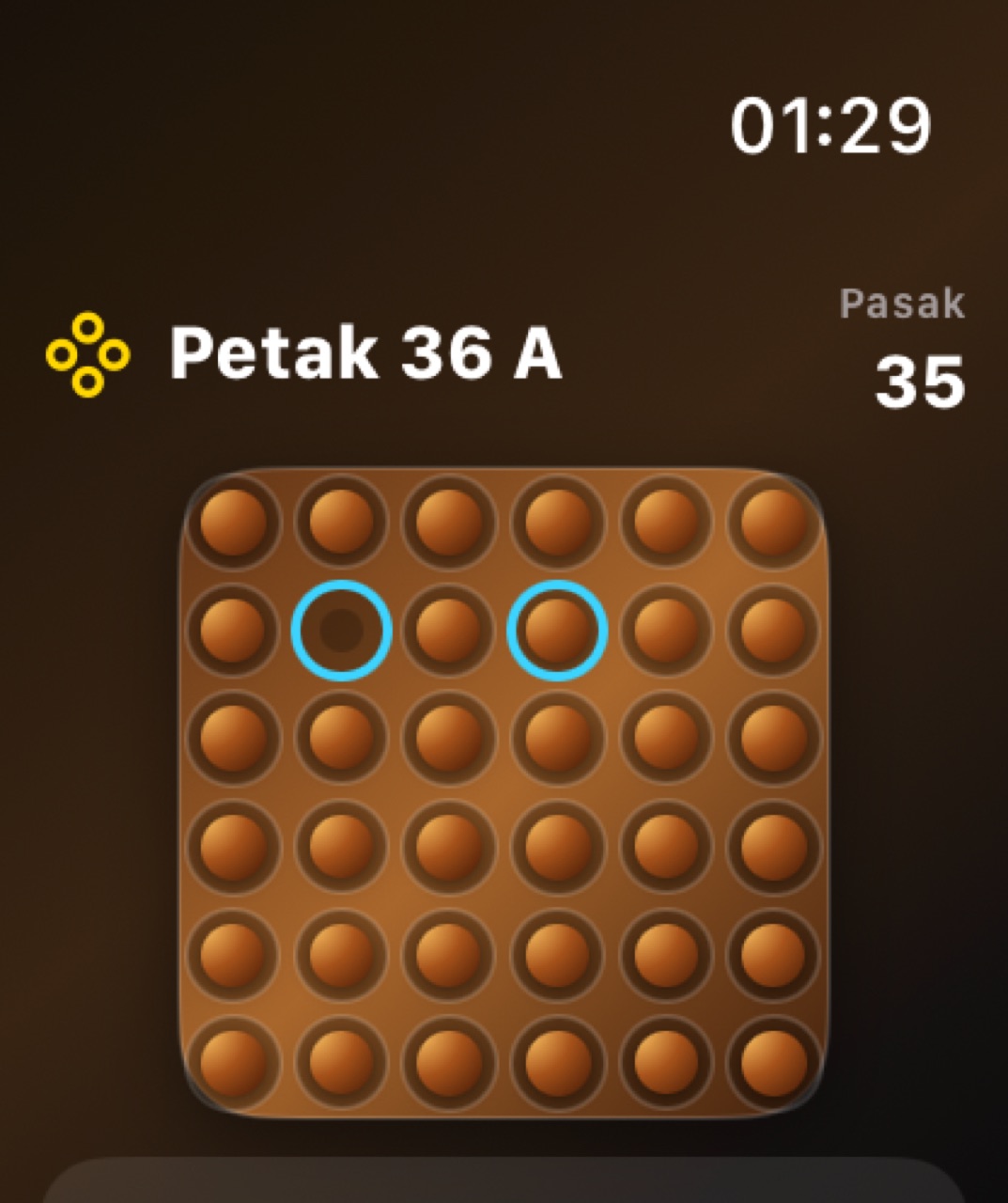 Wood Peg Solitaire watchos App Store screenshot 10
