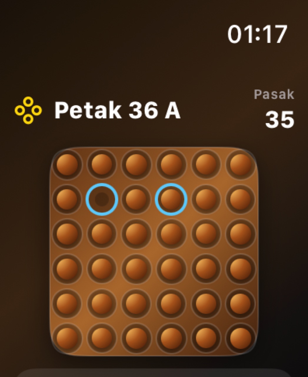 Wood Peg Solitaire watchos App Store screenshot 9