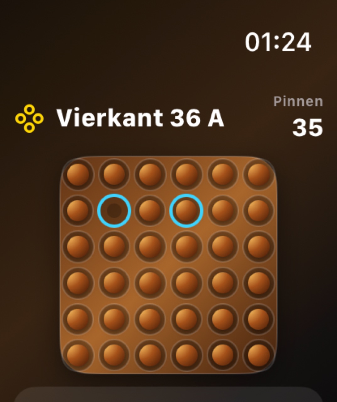 Wood Peg Solitaire watchos App Store screenshot 10