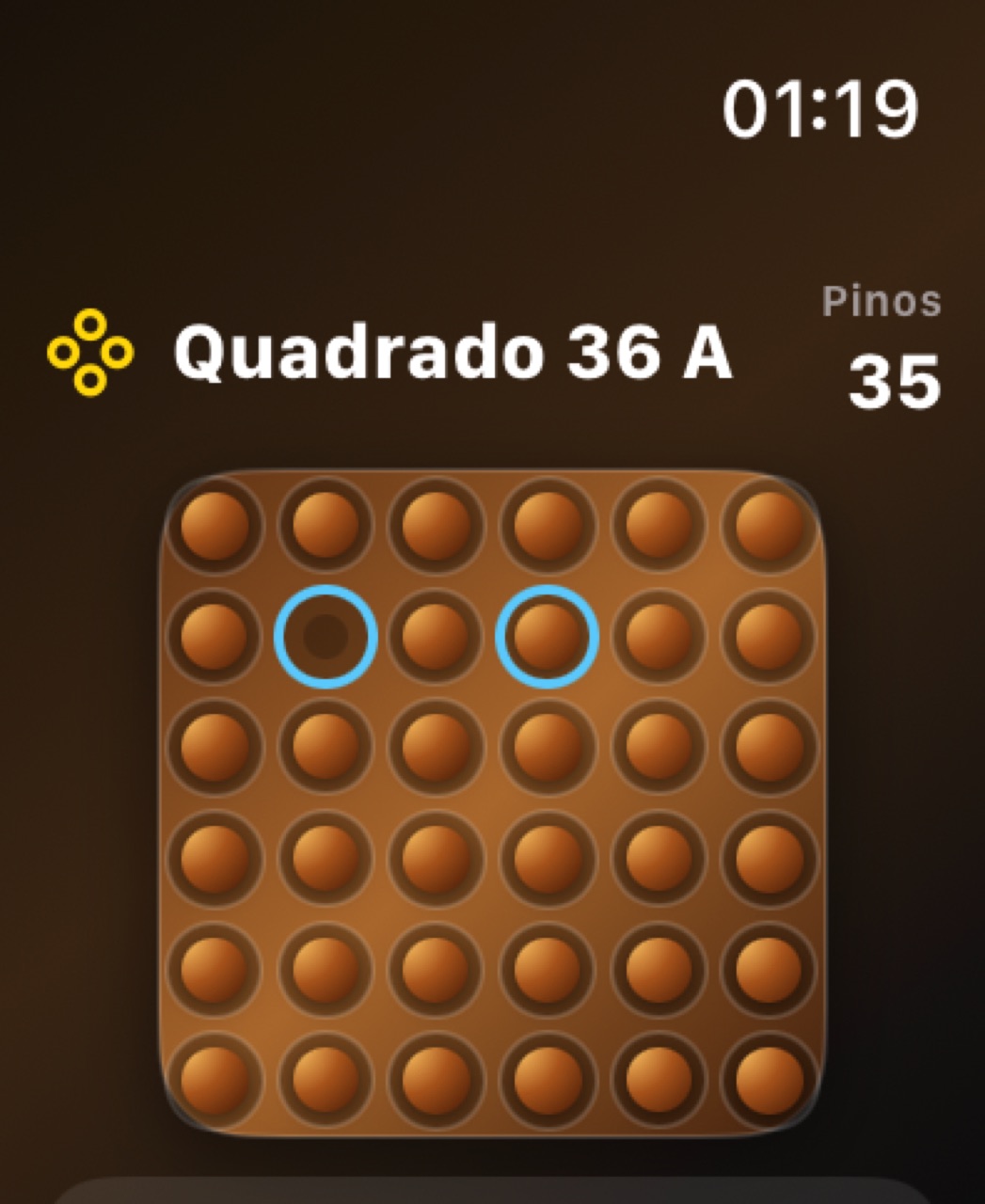Wood Peg Solitaire watchos App Store screenshot 9