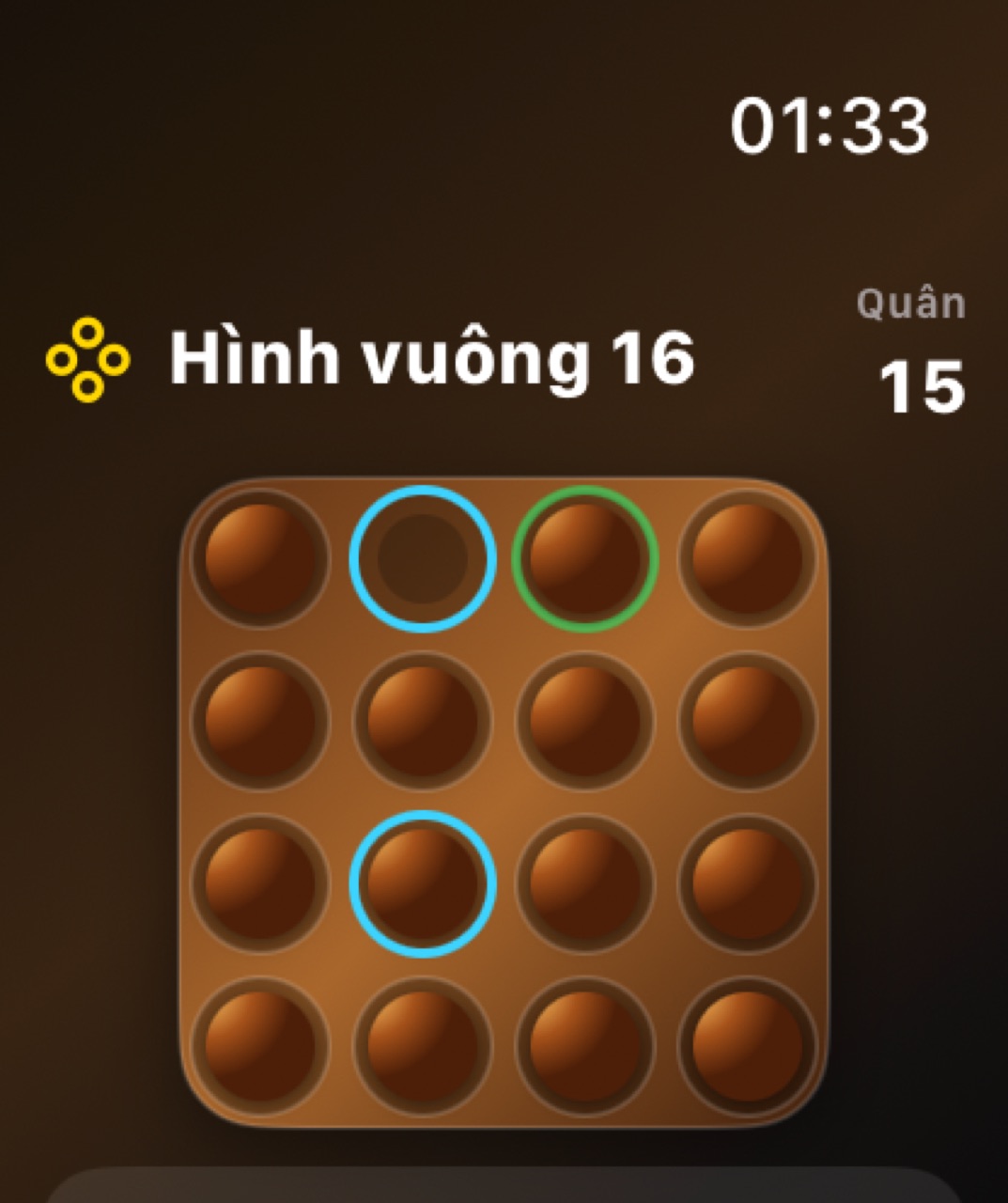 Wood Peg Solitaire watchos App Store screenshot 6