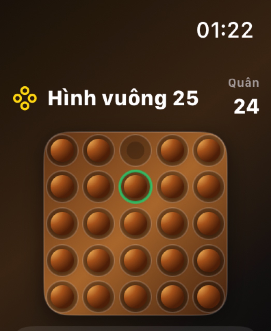 Wood Peg Solitaire watchos App Store screenshot 7