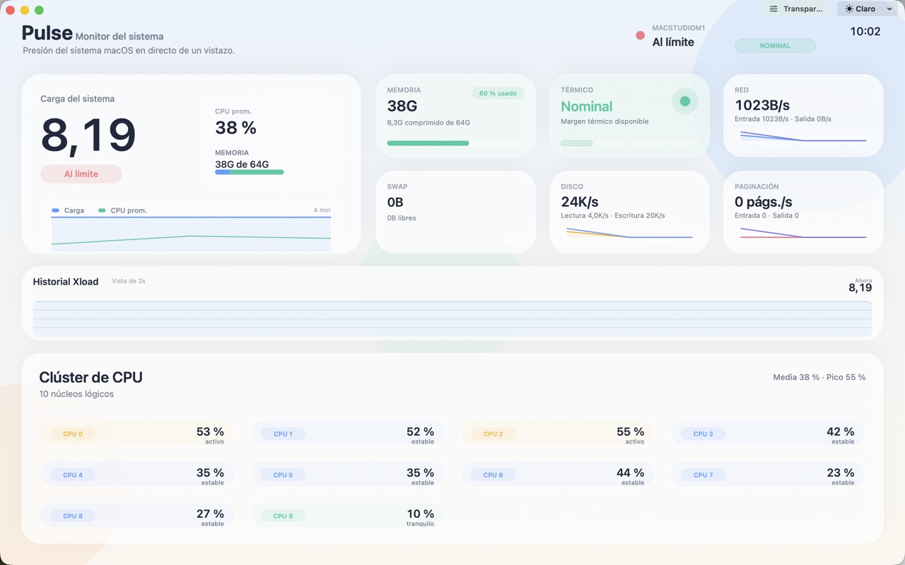 Pulse System Monitor macos App Store screenshot 3