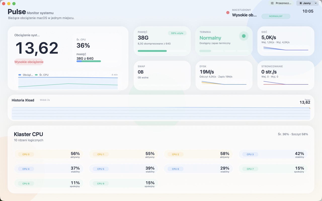 Pulse System Monitor macos App Store screenshot 3