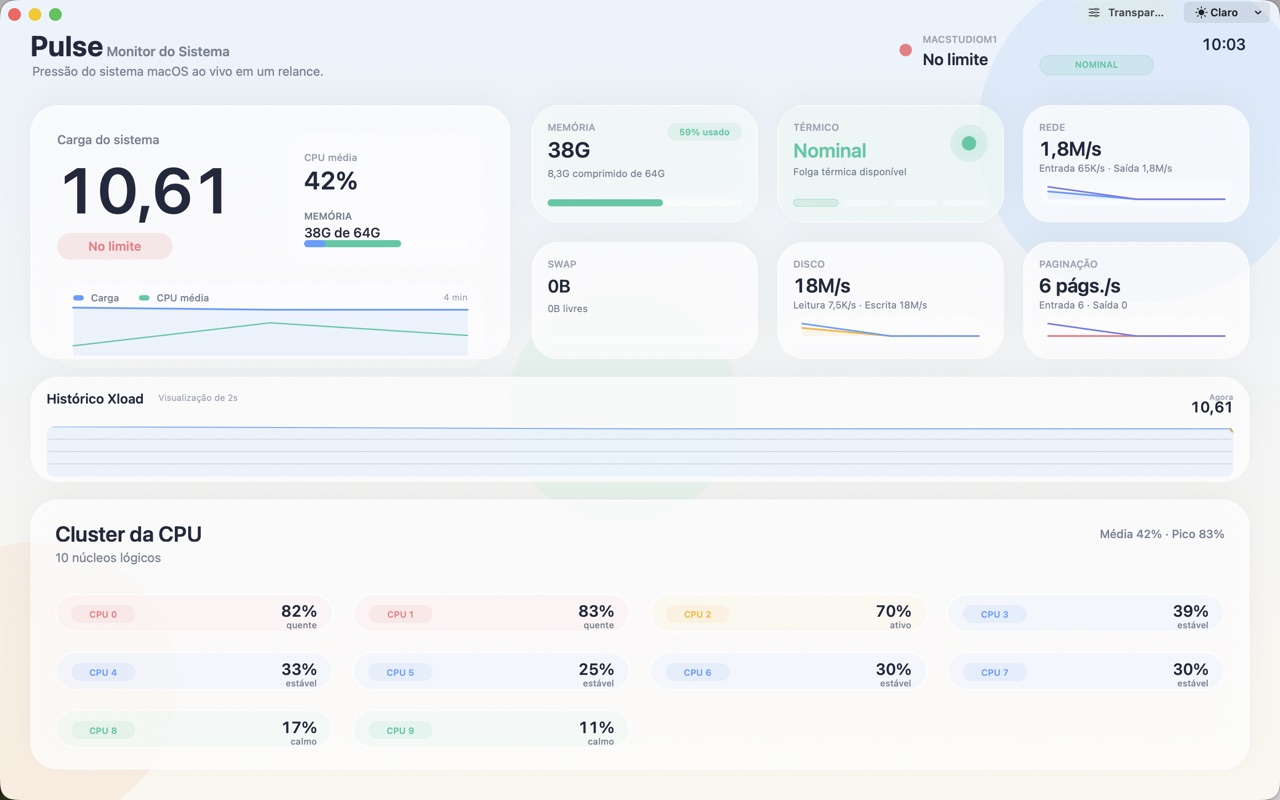 Pulse System Monitor macos App Store screenshot 3