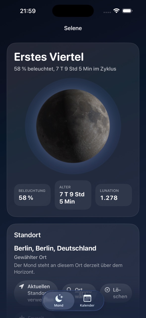 Selene ios App Store screenshot 1