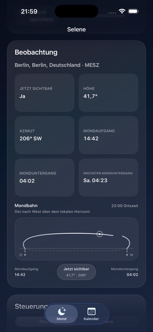 Selene ios App Store screenshot 2