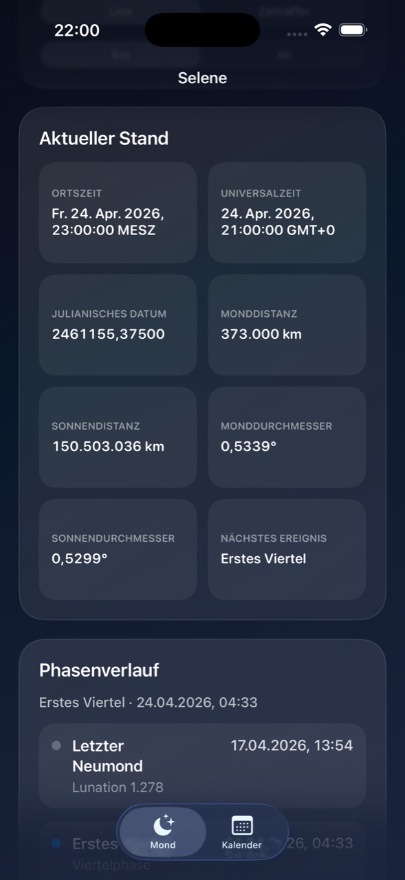 Selene ios App Store screenshot 3