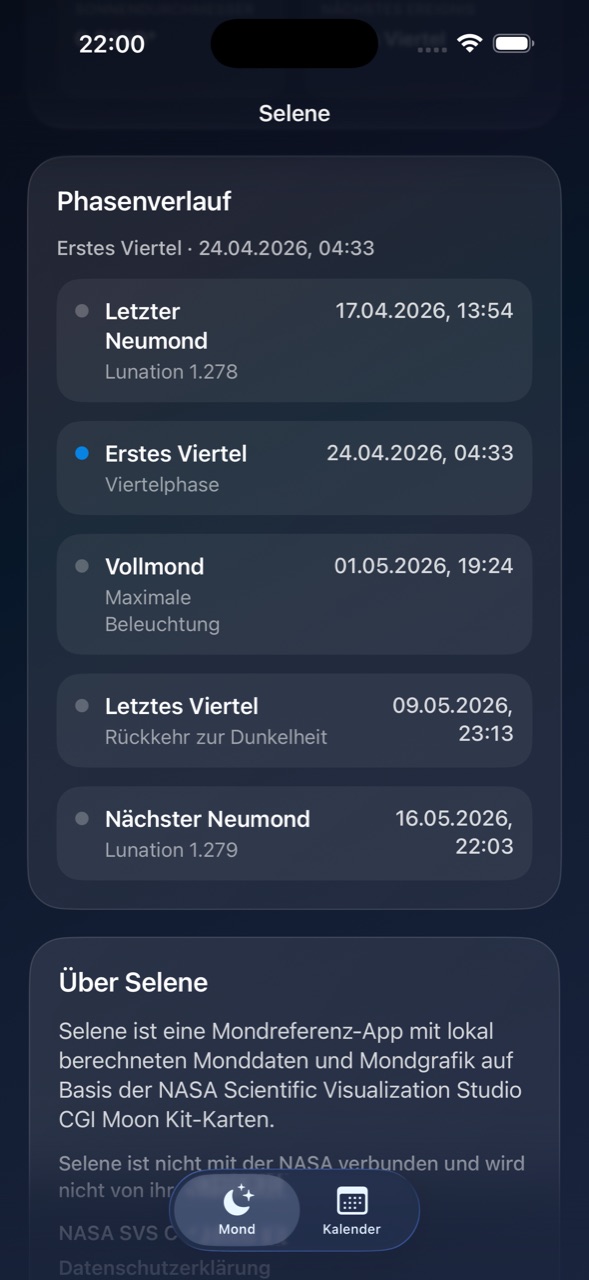 Selene ios App Store screenshot 4