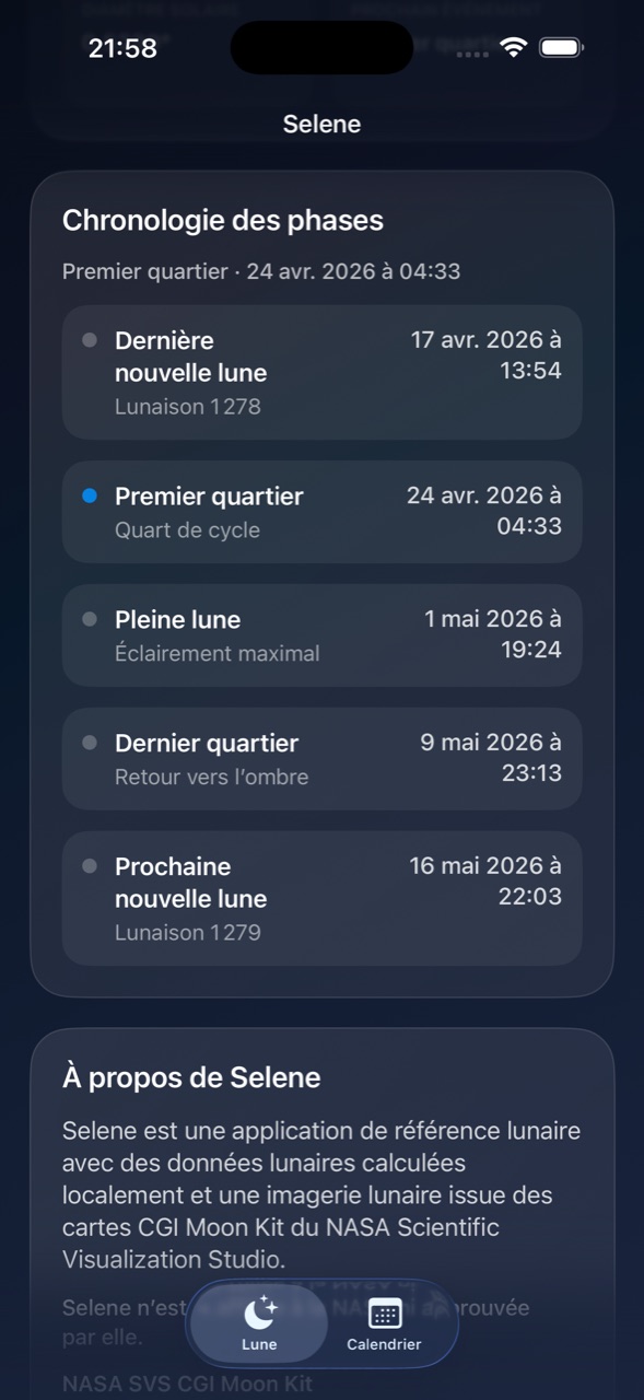 Selene ios App Store screenshot 4