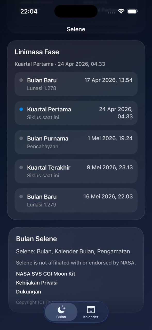 Selene ios App Store screenshot 4