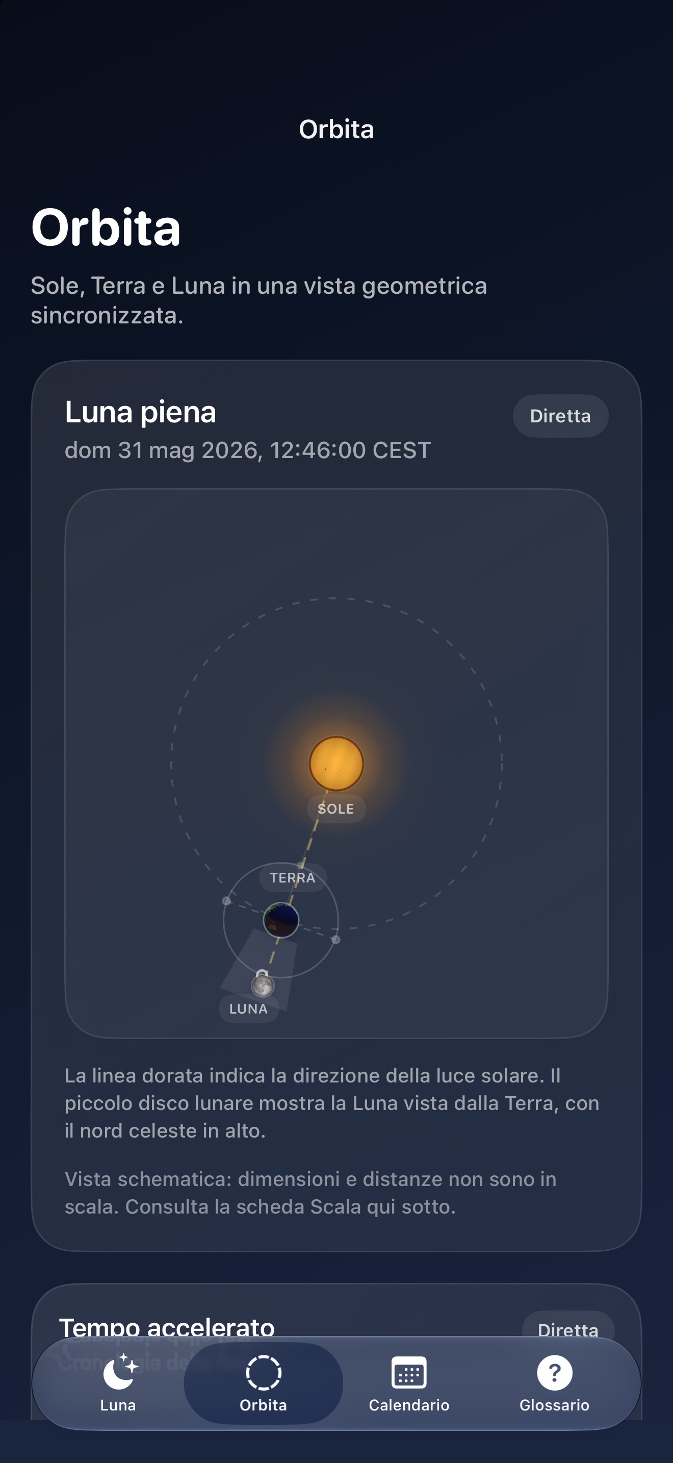 Selene iPhone screenshot 4: iPhone · Orbita