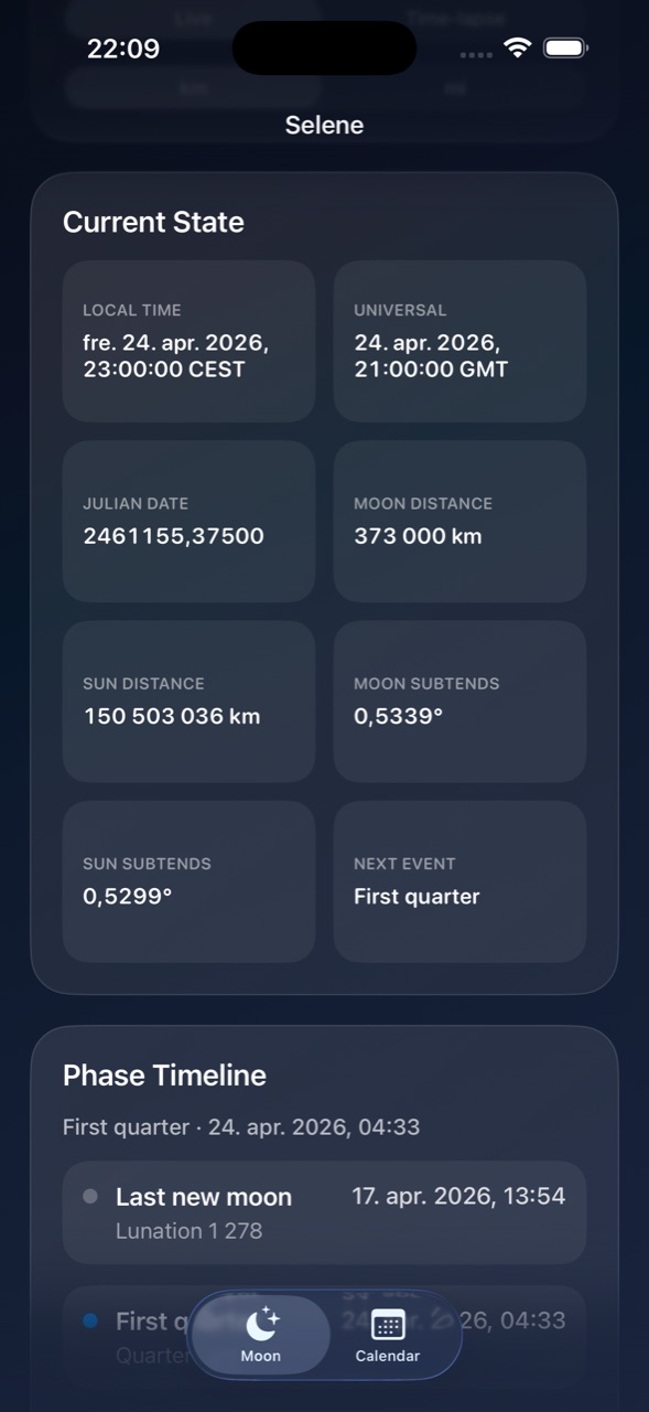 Selene ios App Store screenshot 3