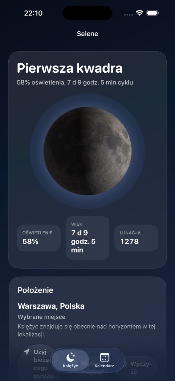 Selene ios App Store screenshot 1