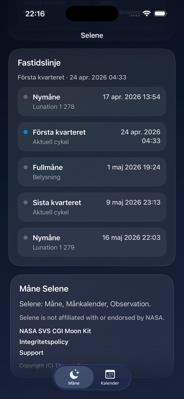Selene ios App Store screenshot 4