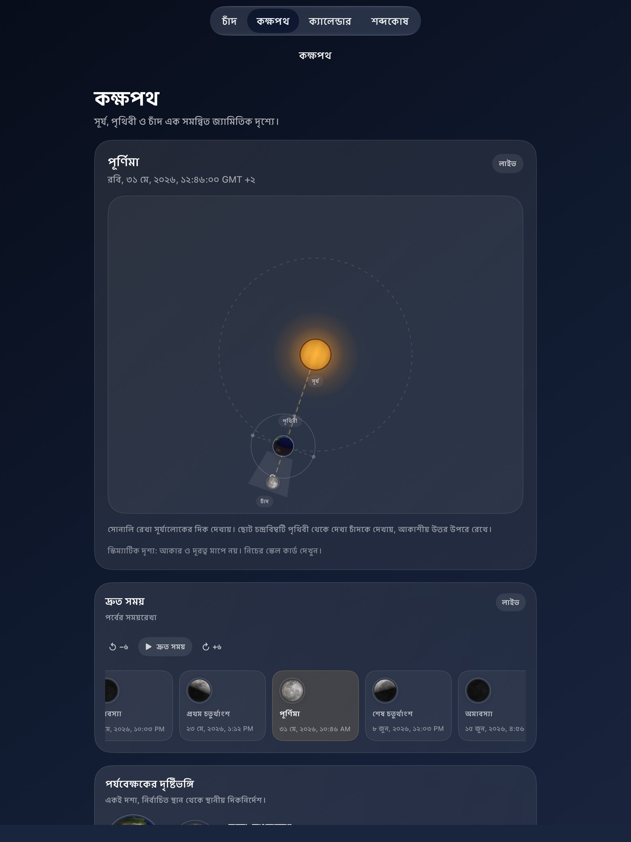 Selene iPad screenshot 4: iPad · কক্ষপথ