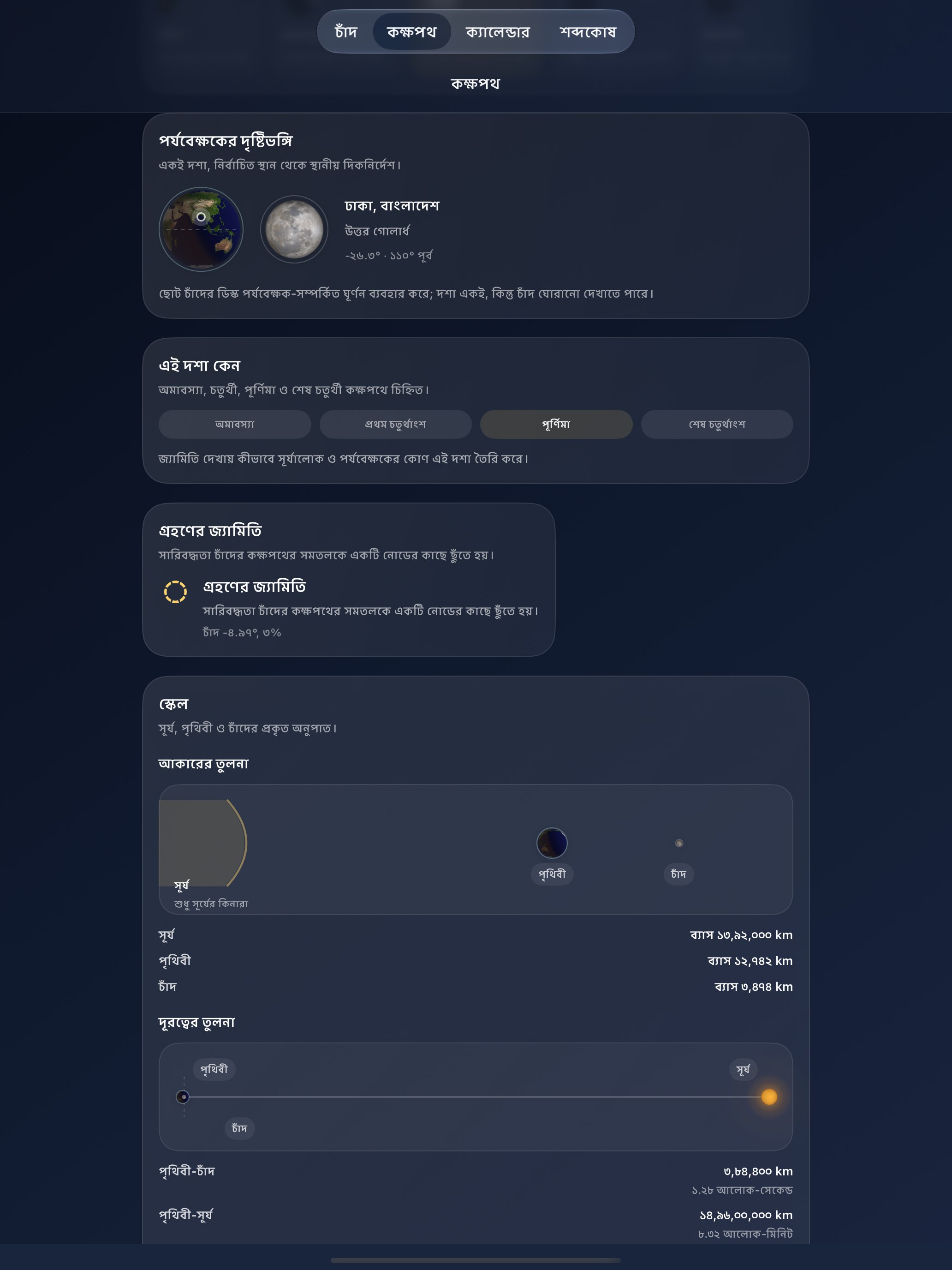 Selene iPad screenshot 7: iPad · পর্যবেক্ষণ