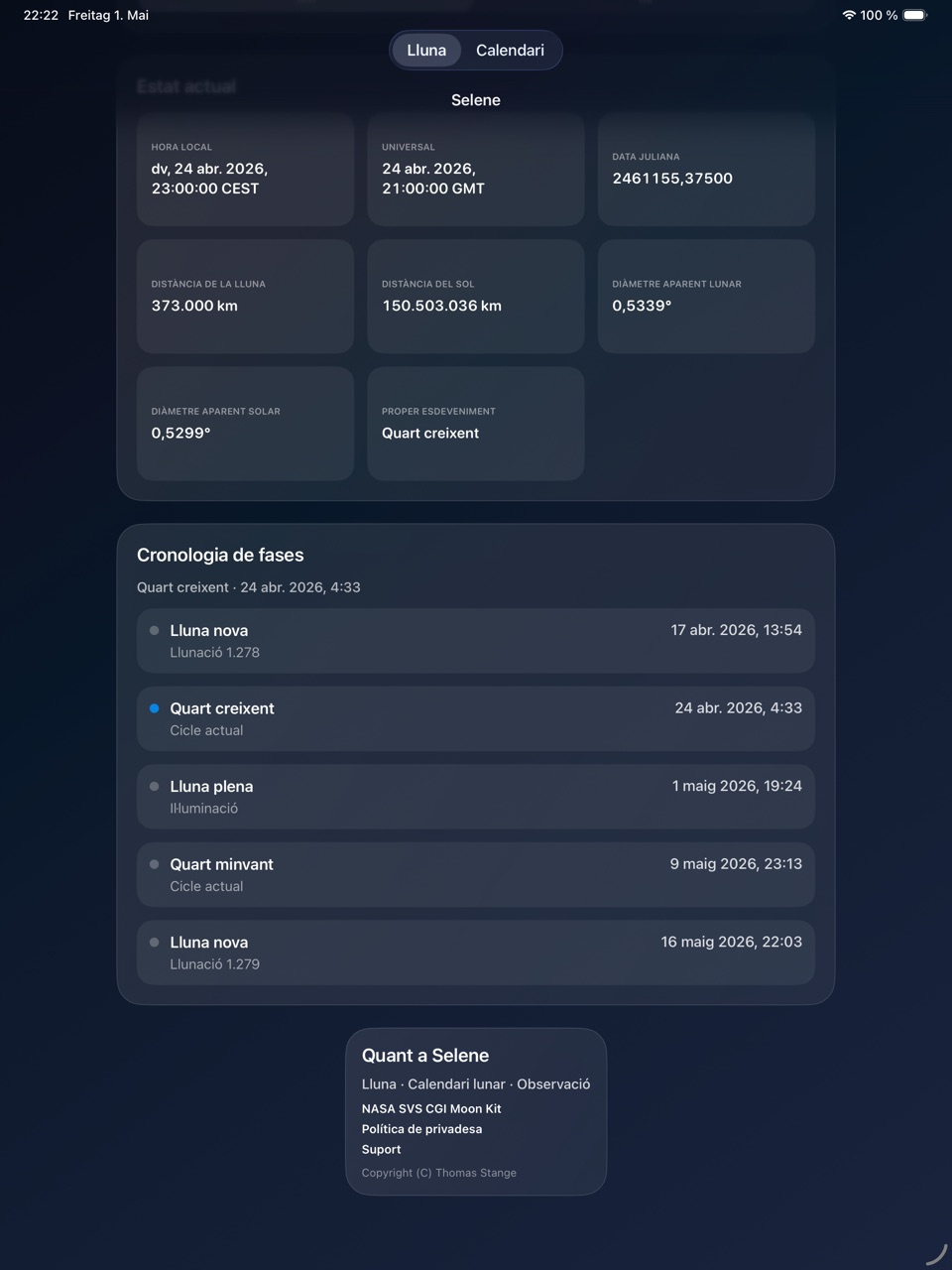 Selene ipados App Store screenshot 4