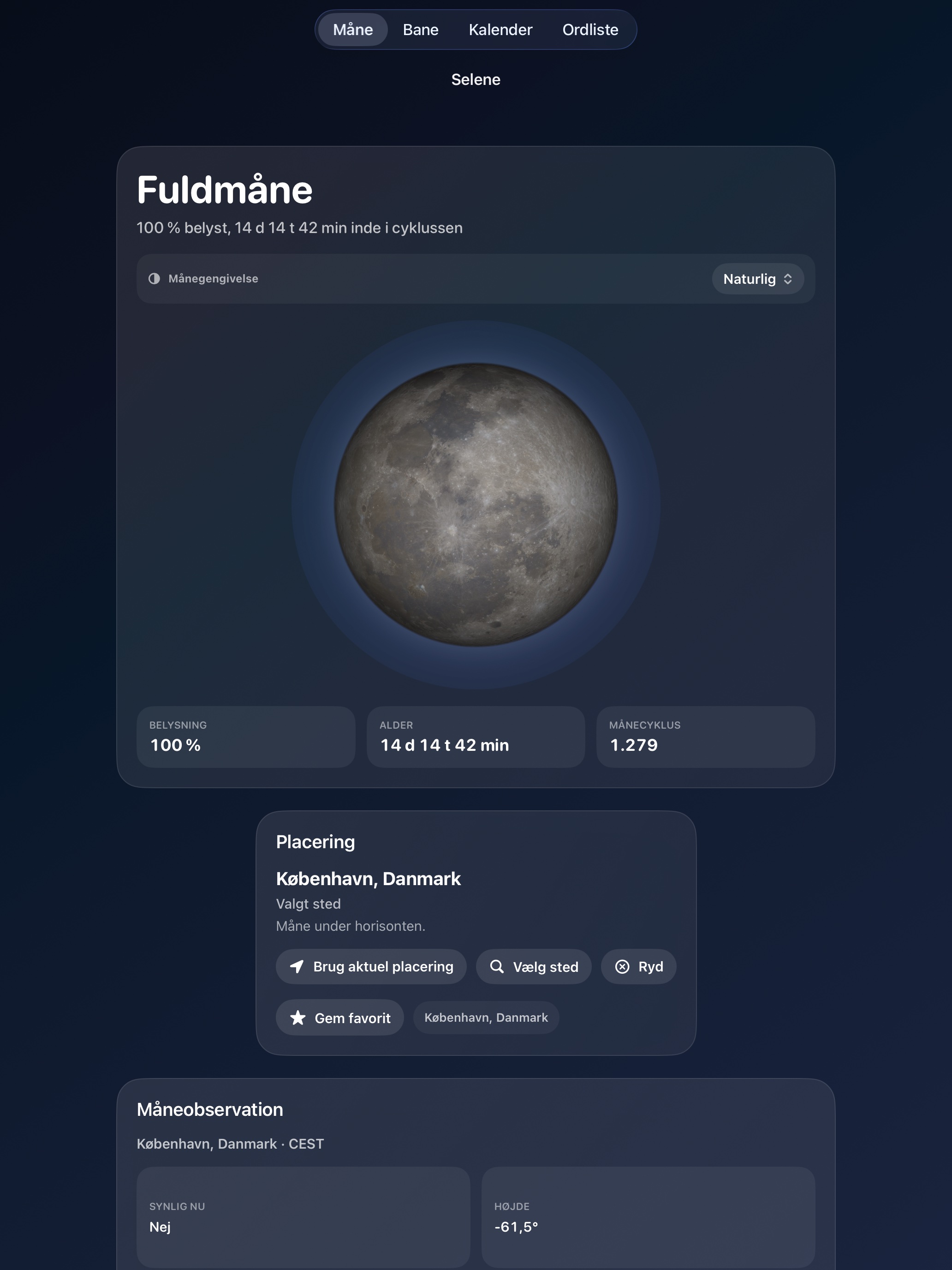 Selene ipados App Store screenshot 1