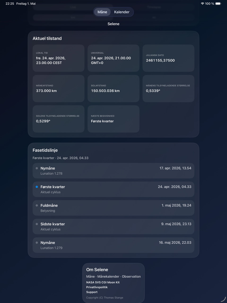 Selene ipados App Store screenshot 3