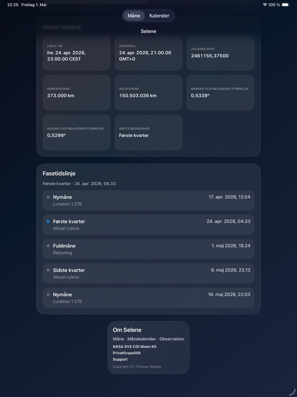 Selene ipados App Store screenshot 4