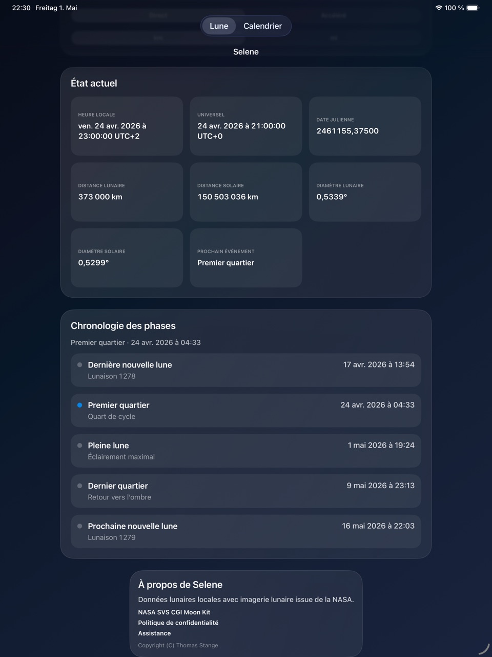 Selene ipados App Store screenshot 3
