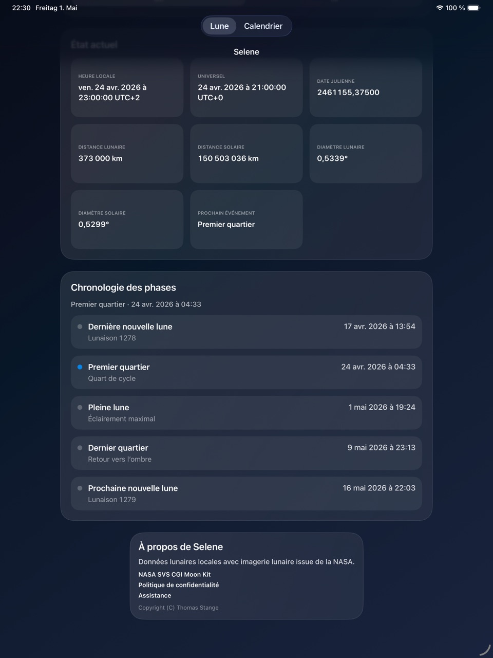Selene ipados App Store screenshot 4