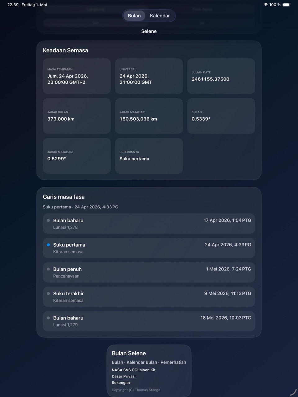 Selene ipados App Store screenshot 3