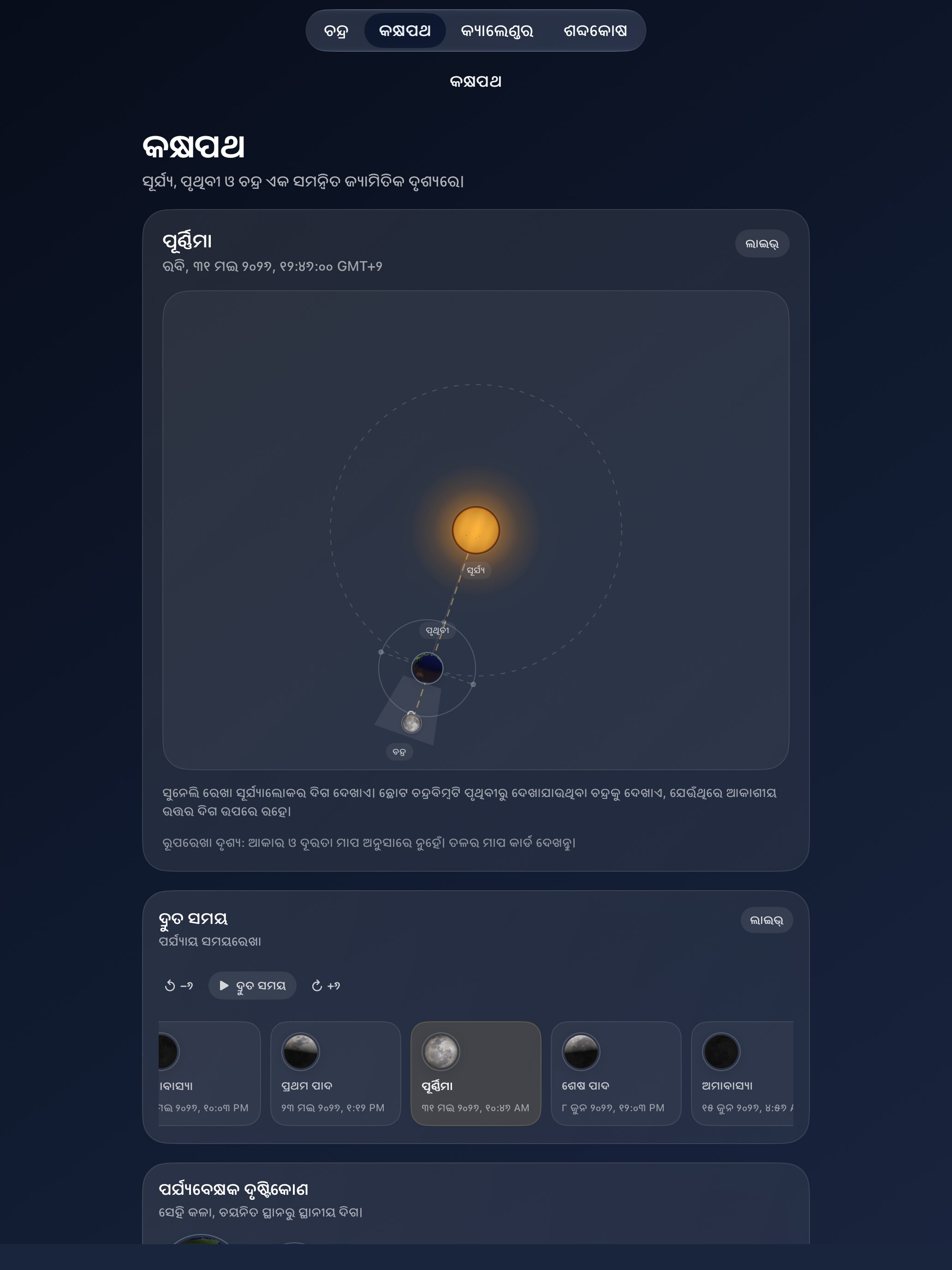 Selene iPad screenshot 4: iPad · କକ୍ଷପଥ