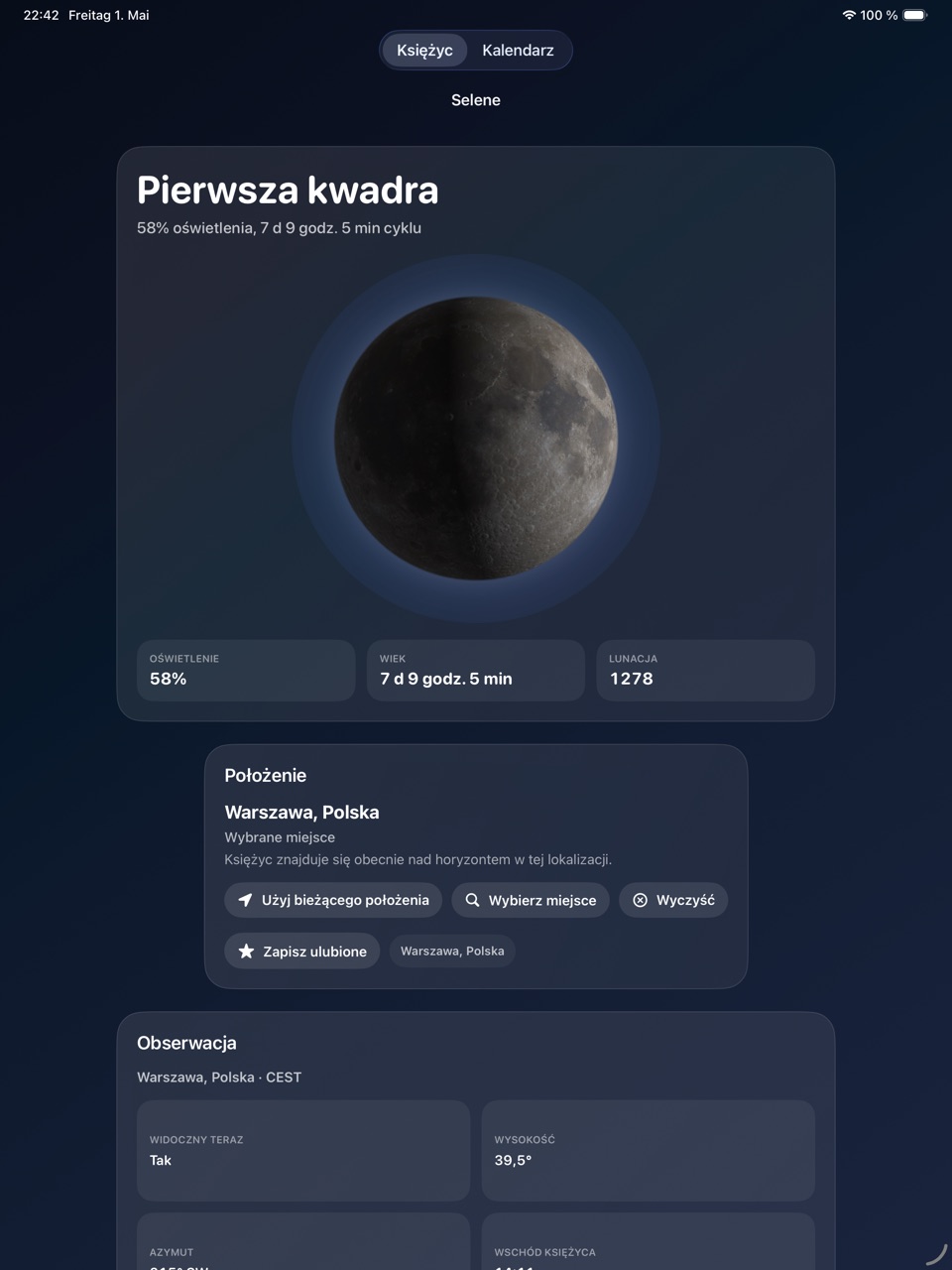 Selene ipados App Store screenshot 1