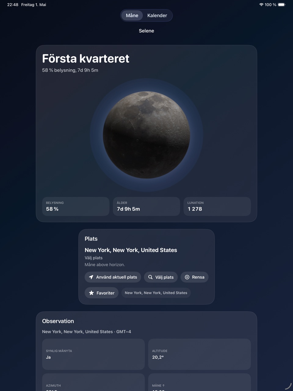 Selene ipados App Store screenshot 1