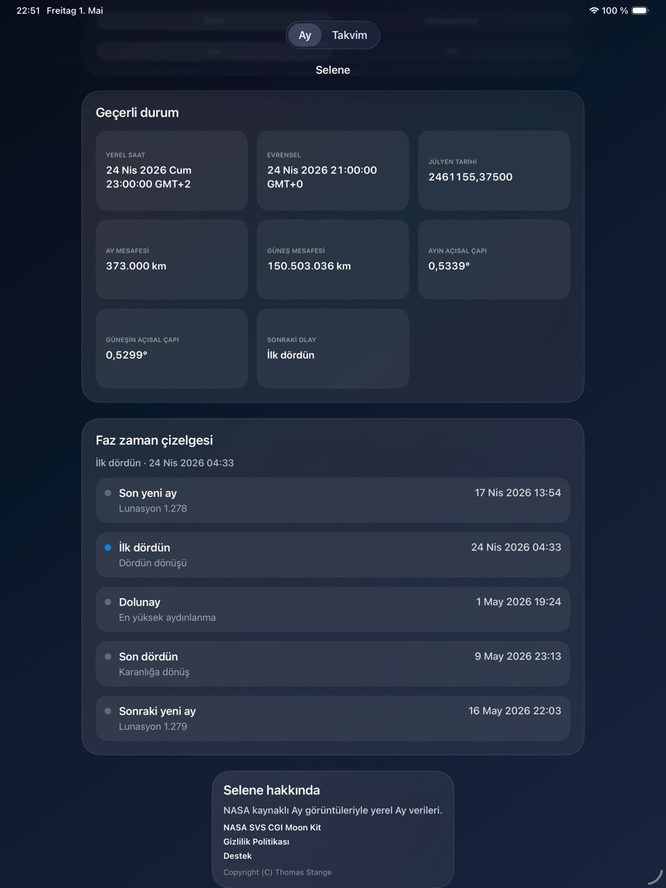 Selene ipados App Store screenshot 3