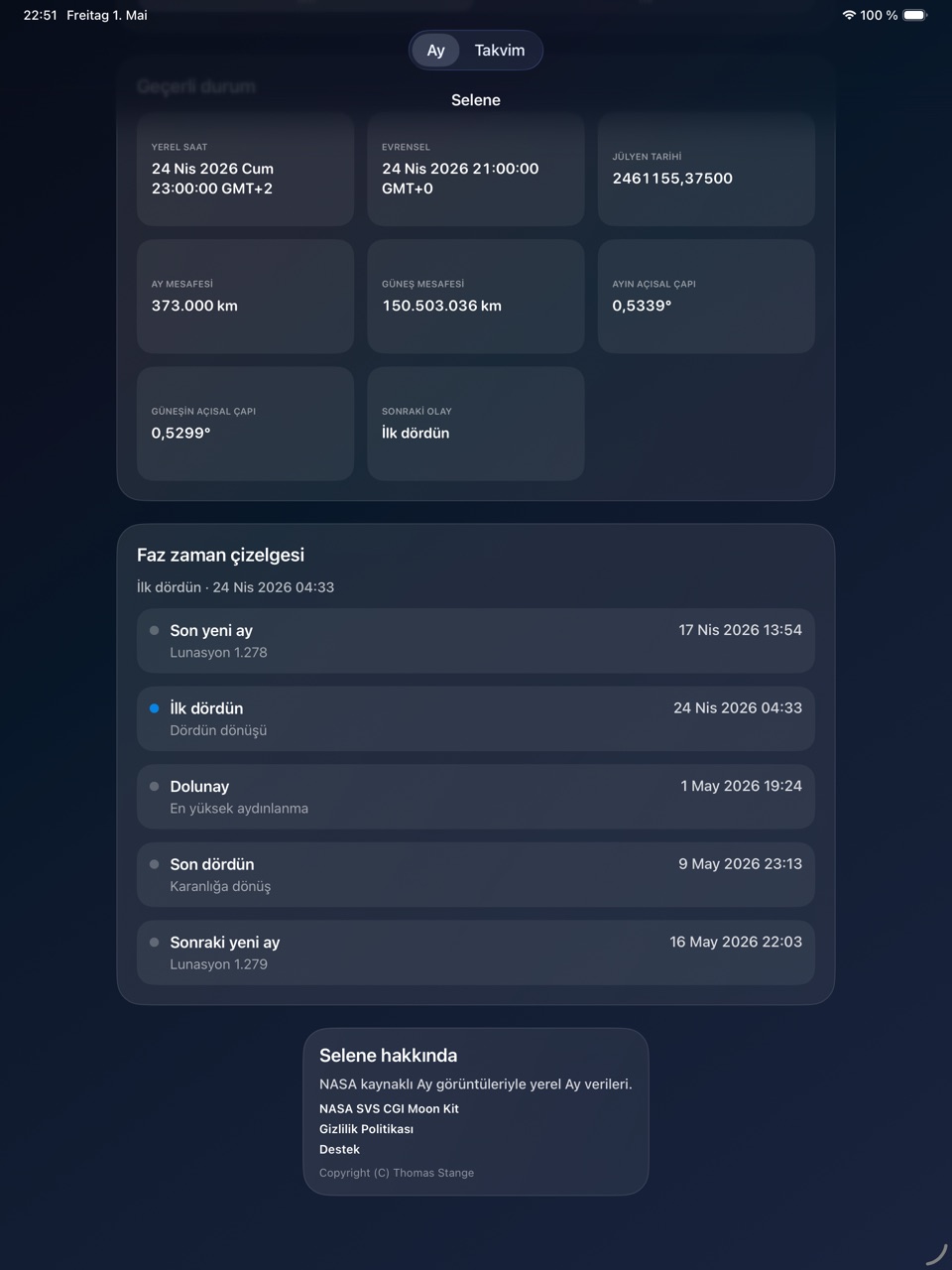 Selene ipados App Store screenshot 4