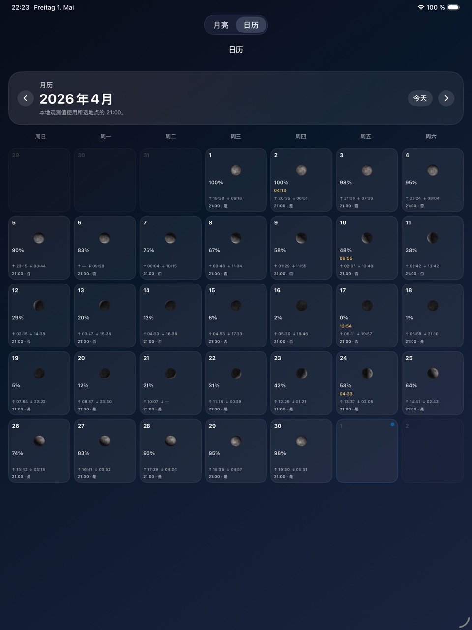 Selene ipados App Store screenshot 5