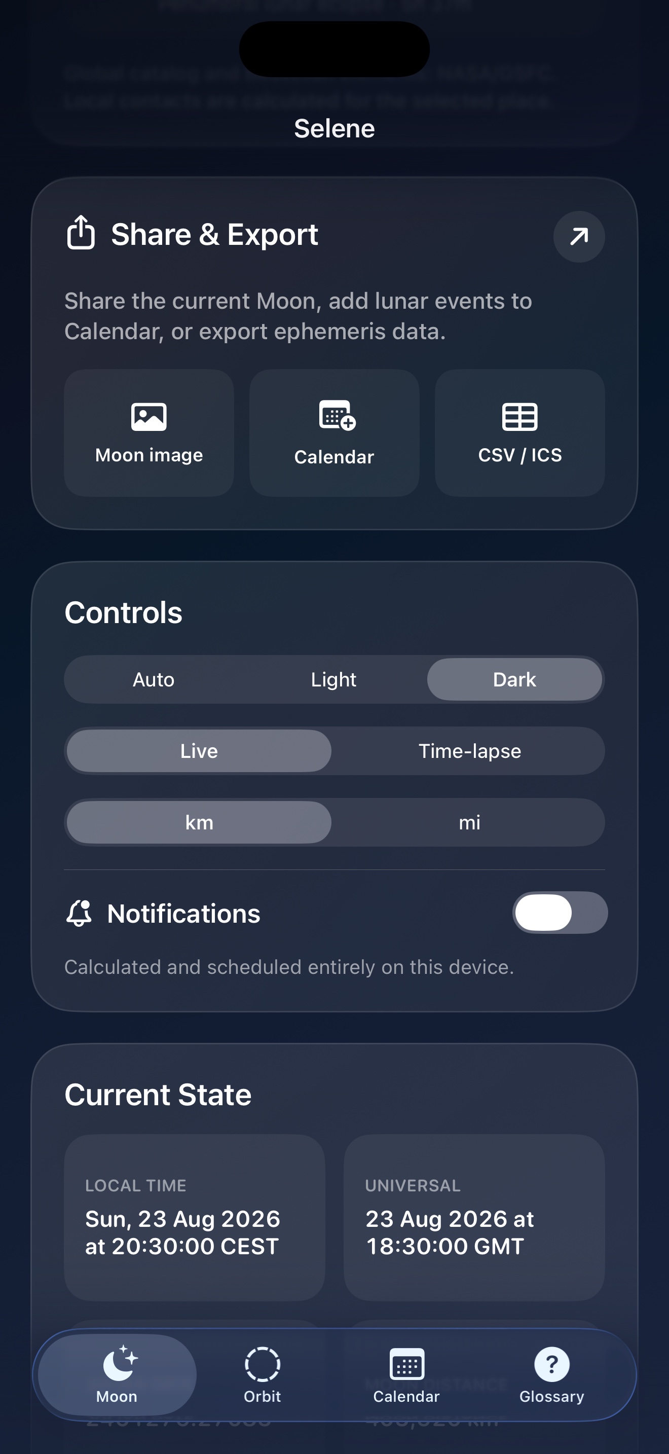 Selene ios App Store screenshot 9