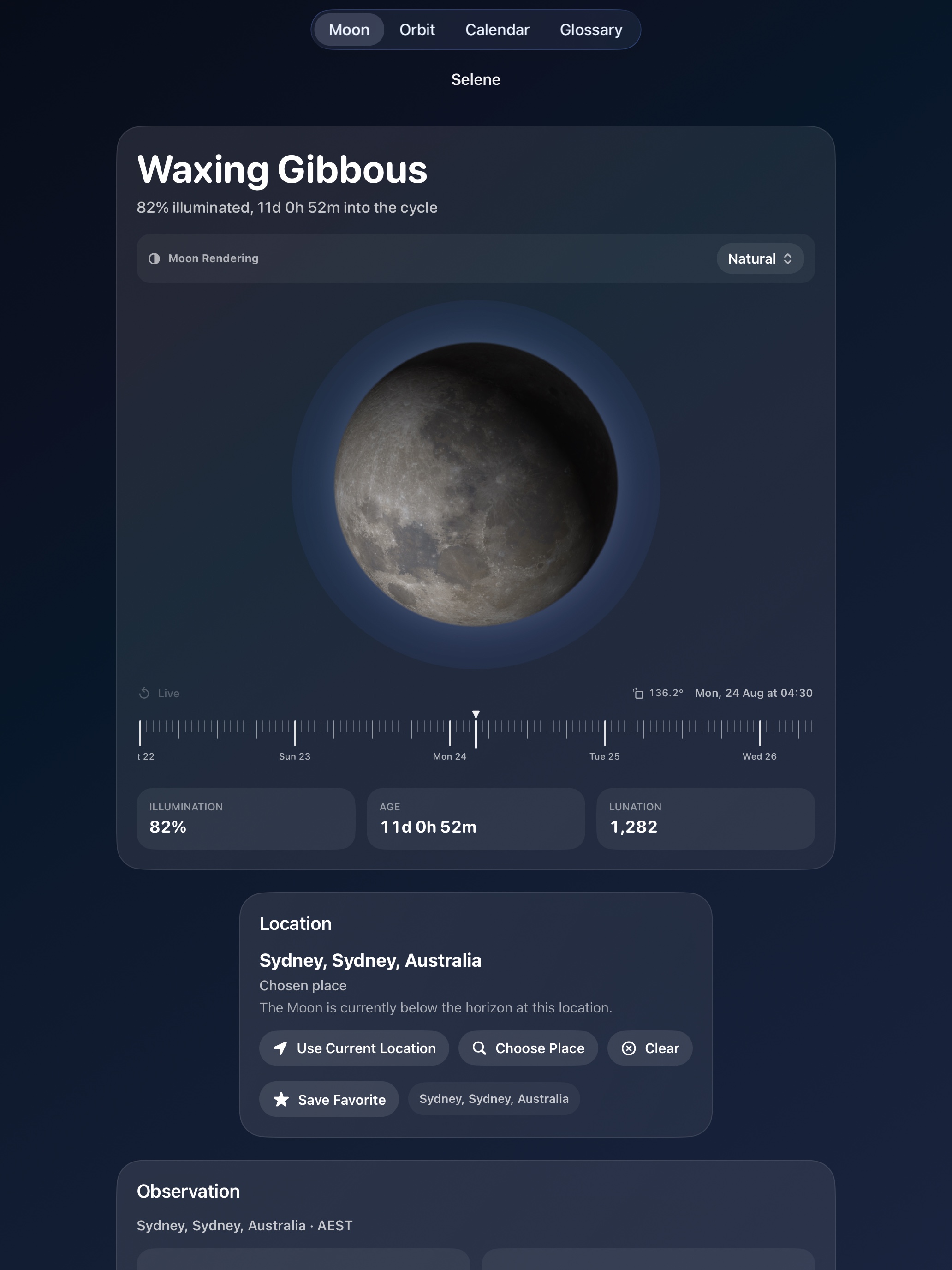 Selene ipados App Store screenshot 1