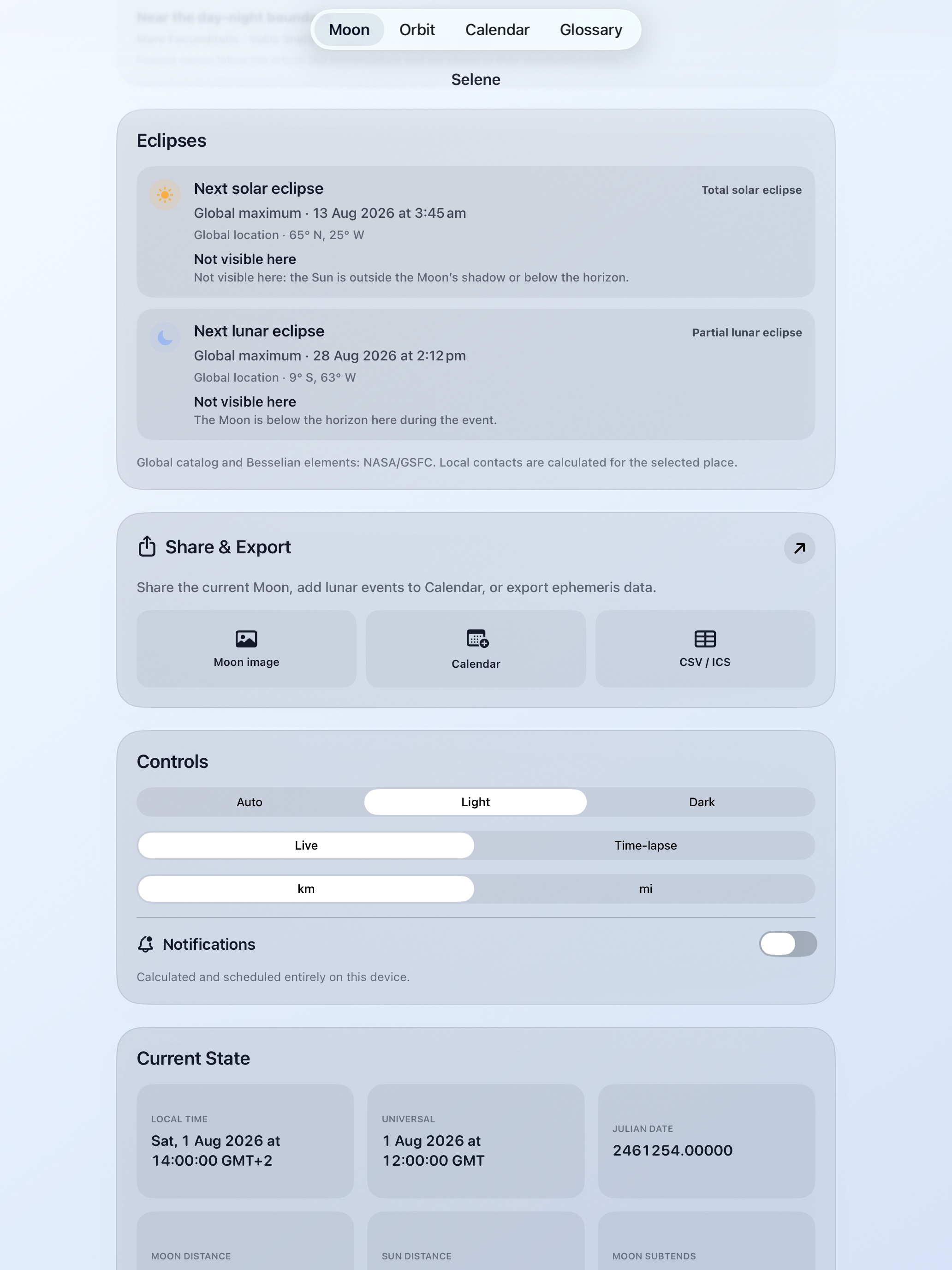 Selene ipados App Store screenshot 8