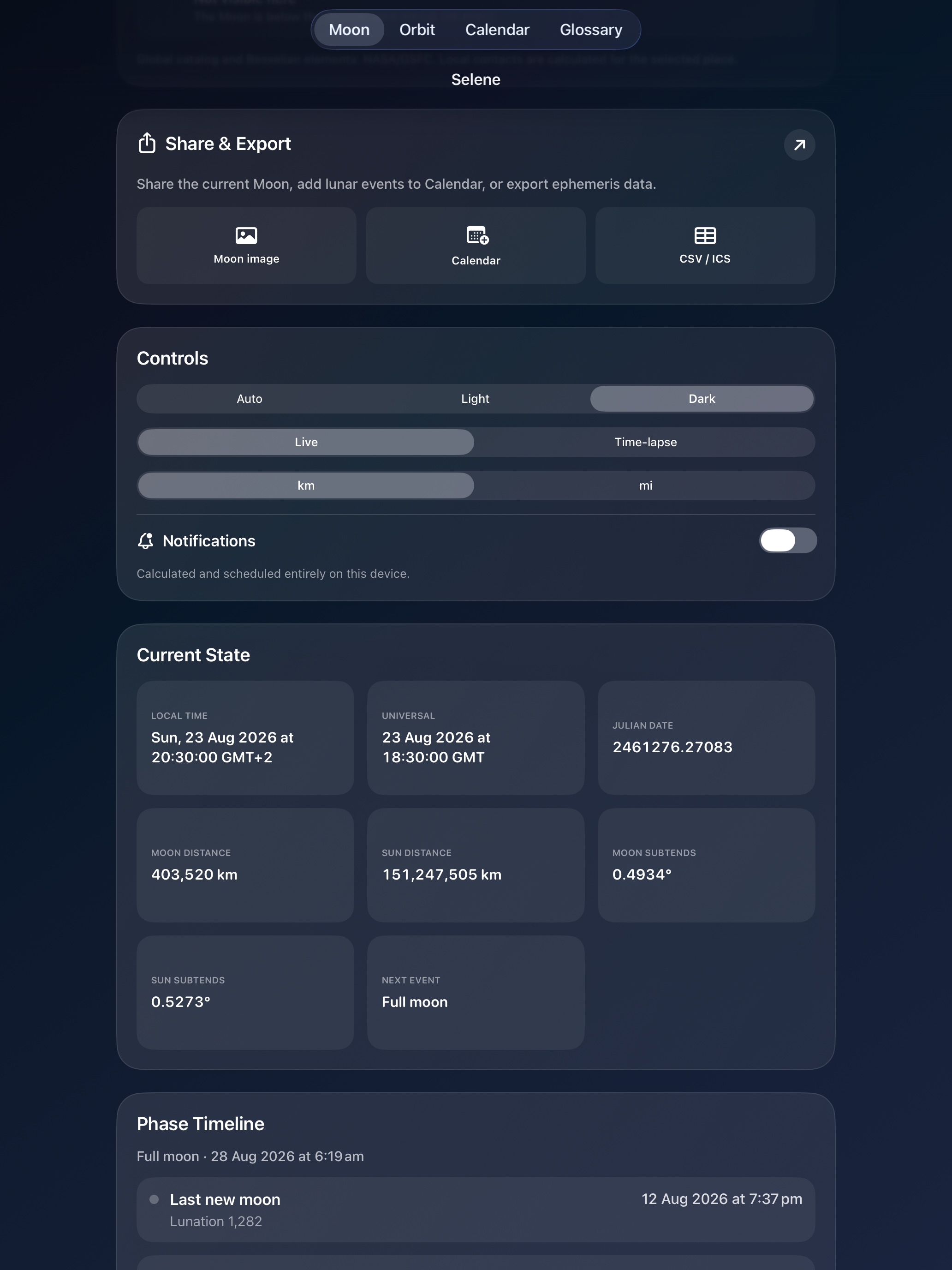 Selene ipados App Store screenshot 9