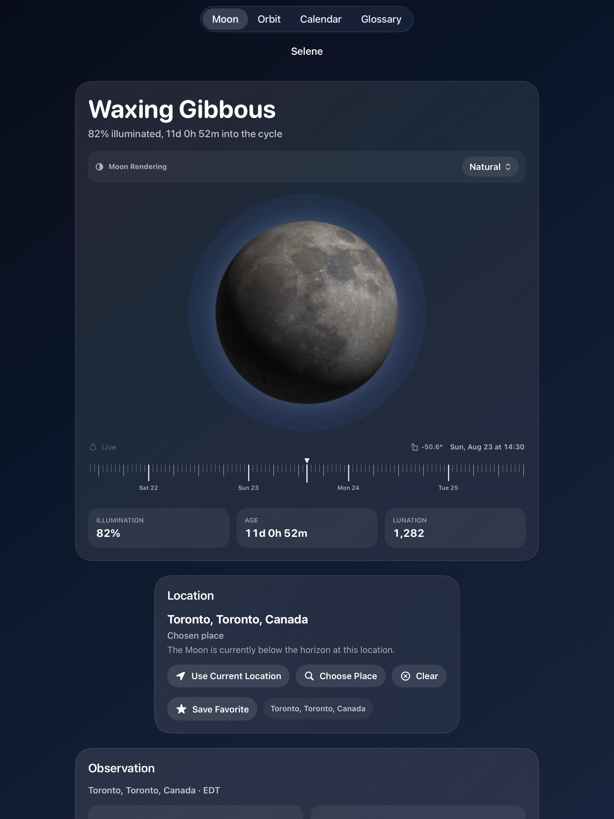 Selene ipados App Store screenshot 1