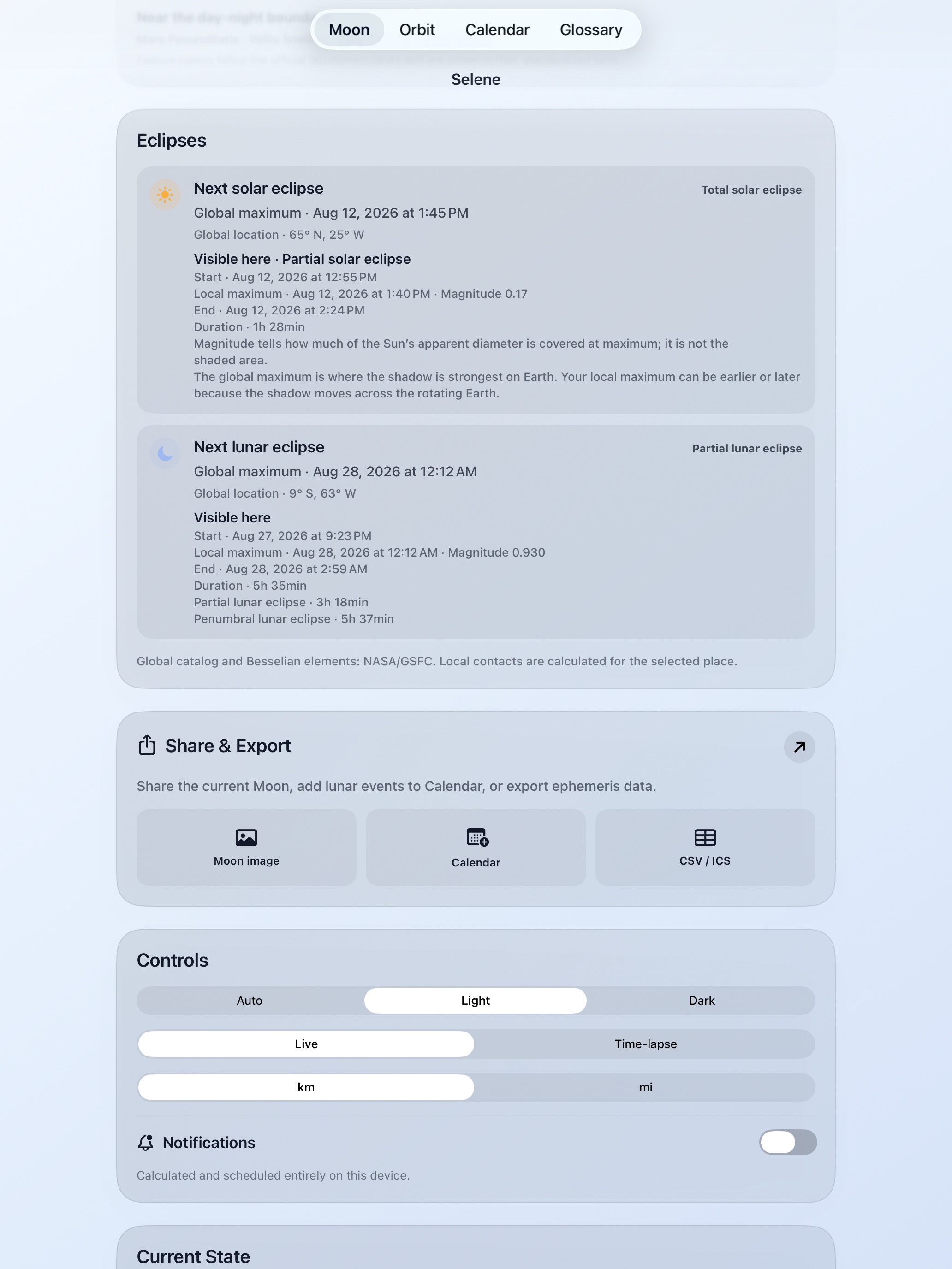 Selene ipados App Store screenshot 8