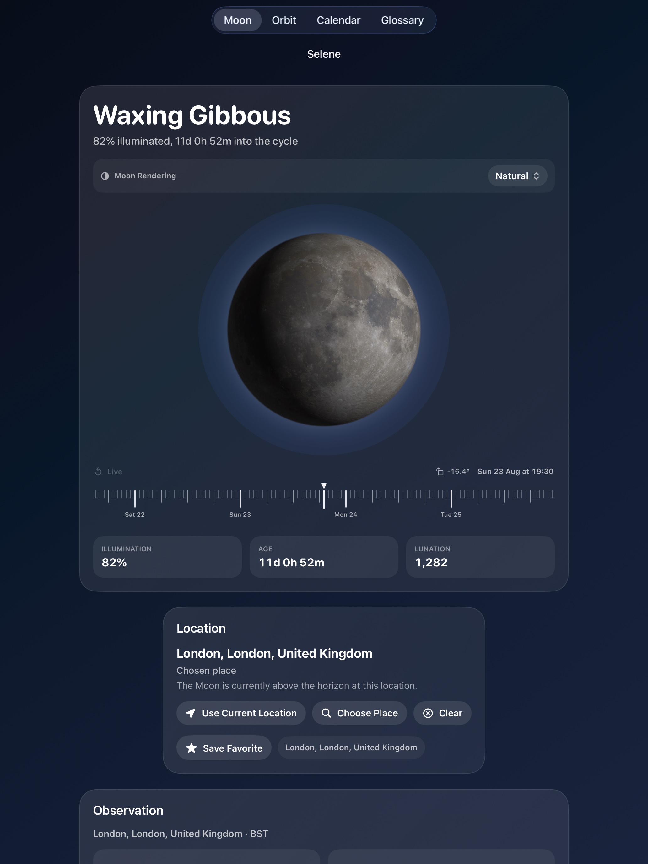 Selene ipados App Store screenshot 1
