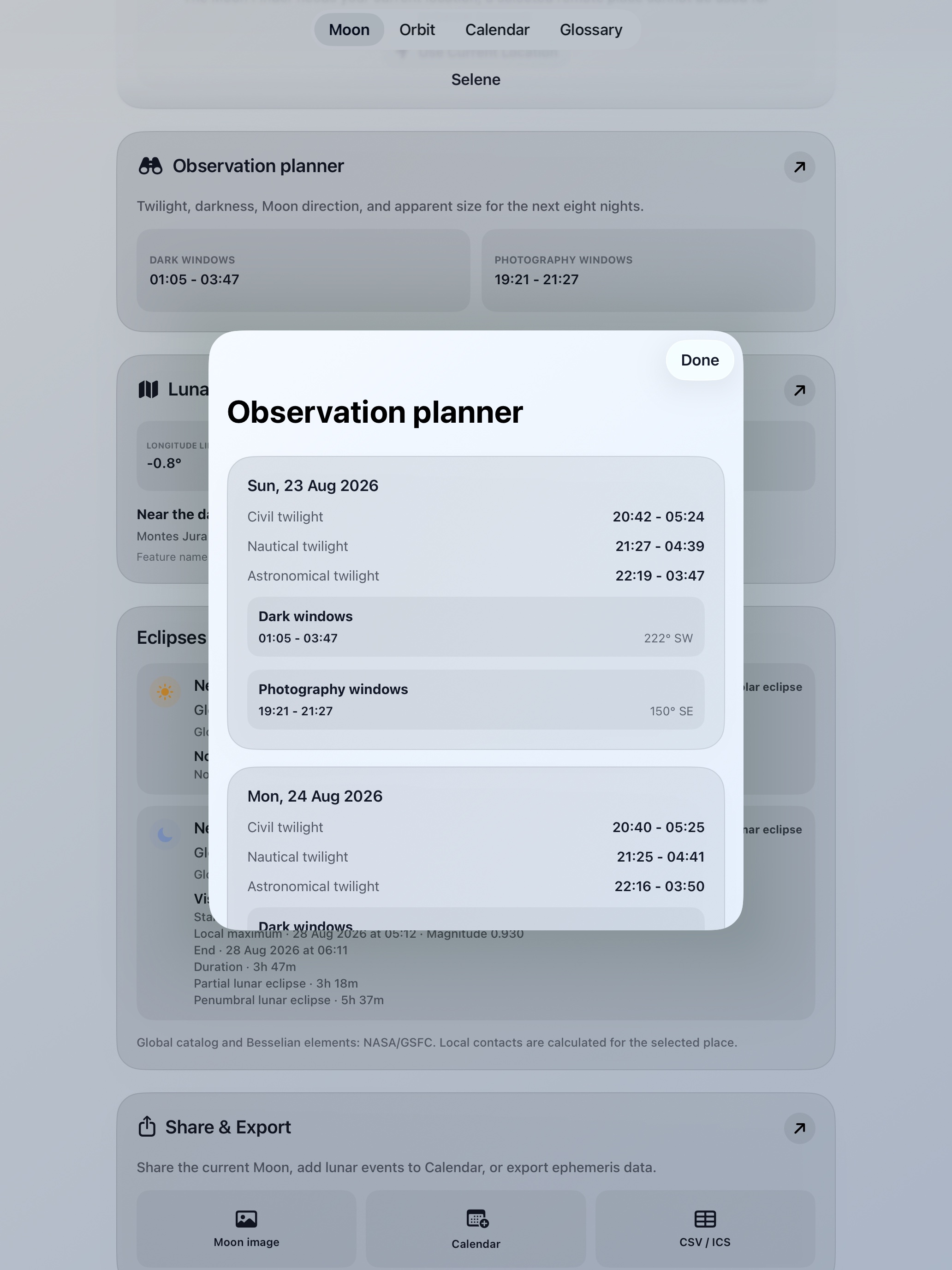 Selene ipados App Store screenshot 10