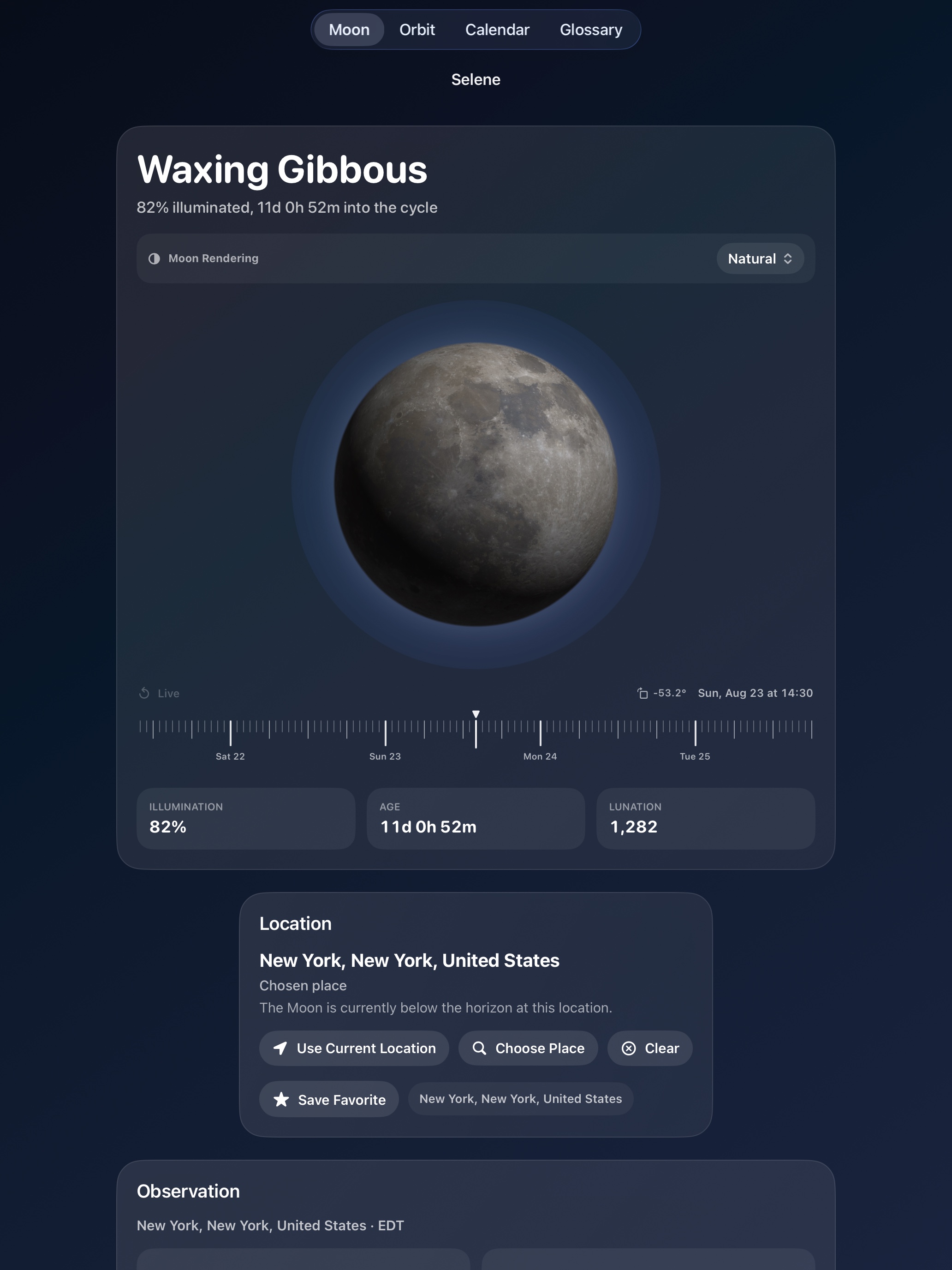 Selene ipados App Store screenshot 1